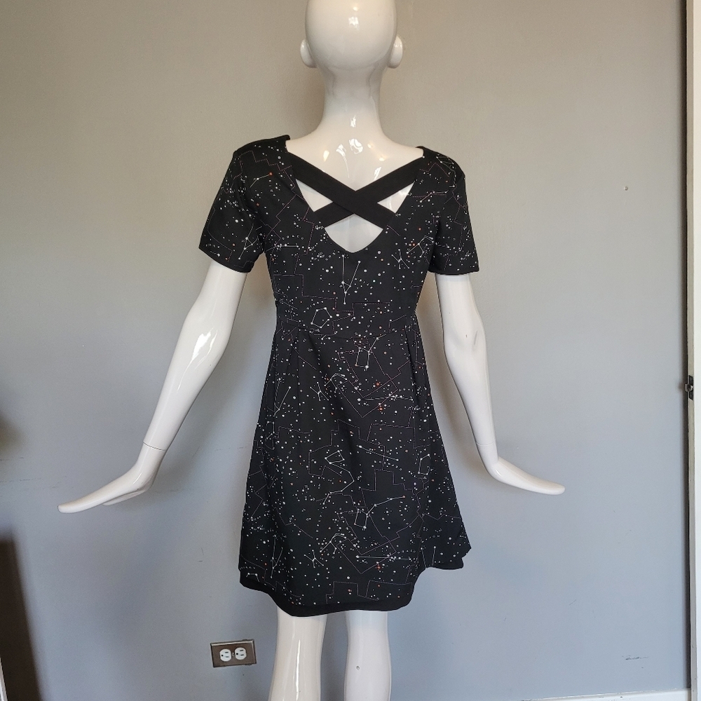 Modcloth Yumi Constellation Dress, VGUC, Approximate Size M - Picture 4 of 9